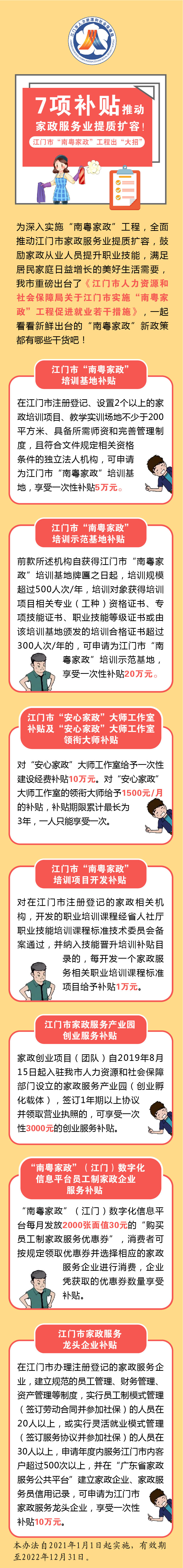 附件5：《江門市人力資源和社會保障局關(guān)于江門市實施“南粵家政”工程促進(jìn)就業(yè)若干措施》政策圖解(1).jpg