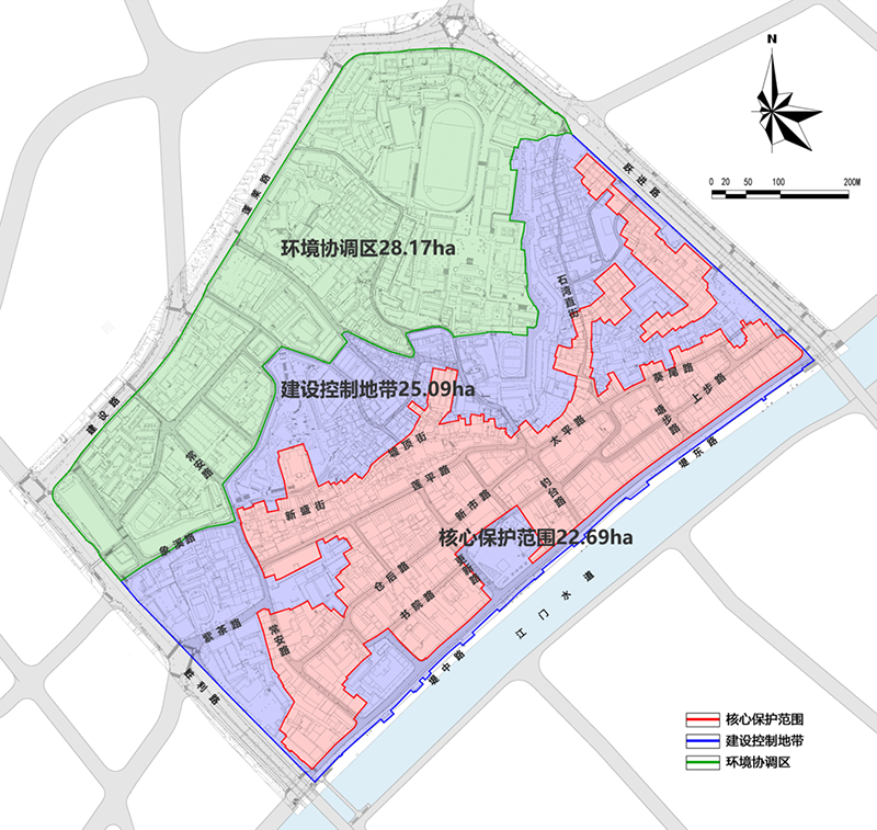 220729江門市住房和城鄉(xiāng)建設局江門市自然資源局江門市文化廣電旅游體育局關于劃定江門市長堤歷史文化街區(qū)的公示.png