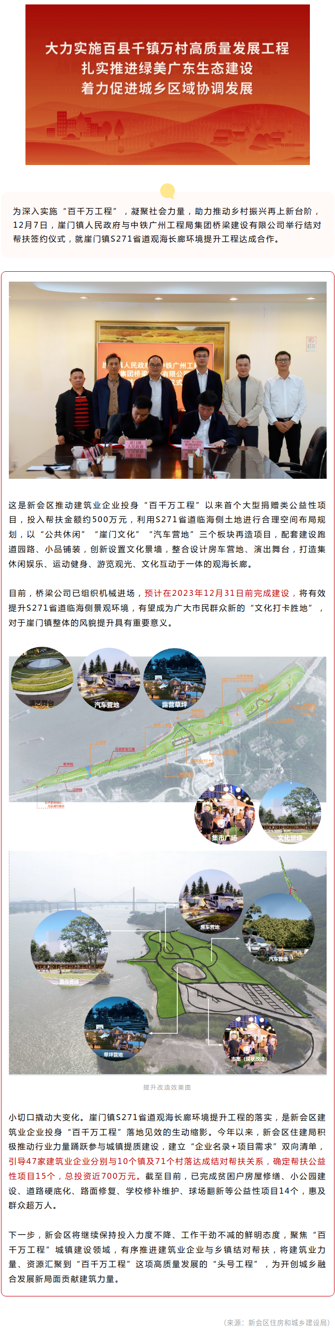 【奮戰(zhàn)“百千萬工程”】幫扶金額500萬元！新會區(qū)“百千萬工程”首個(gè)大型捐贈公益性項(xiàng)目簽約.png
