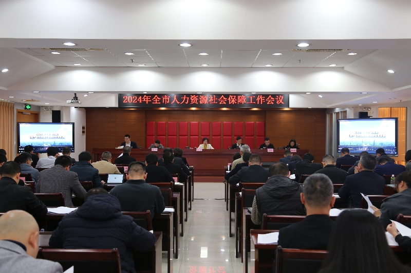 圖1全市人力資源和社會保障工作會議現(xiàn)場.jpg