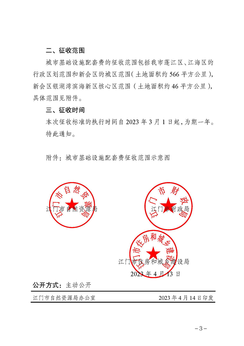 240328江門市自然資源局江門市財(cái)政局江門市住房和城鄉(xiāng)建設(shè)局關(guān)于《江門市主城區(qū)和城市新區(qū)城市基礎(chǔ)設(shè)施配套費(fèi)征收標(biāo)準(zhǔn)和征收范圍的通知》延期實(shí)施的通知_頁面_5.jpg