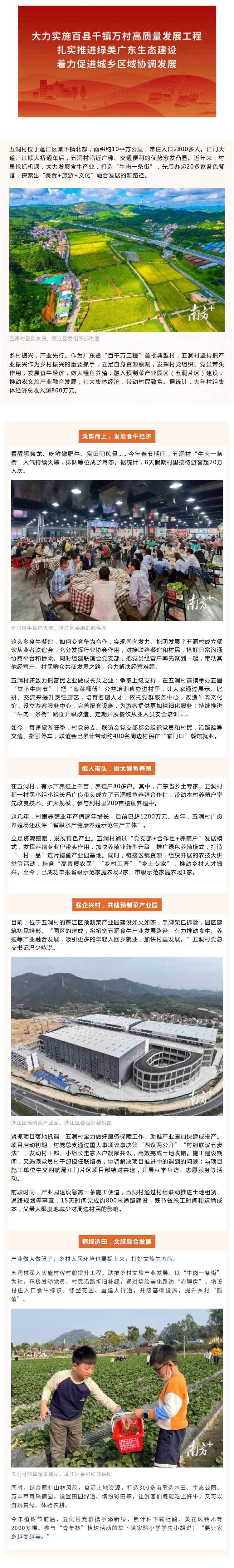 蓬江區(qū)棠下五洞村：培育多元化產(chǎn)業(yè)，推進(jìn)“百千萬(wàn)工程”典型村建設(shè).jpg