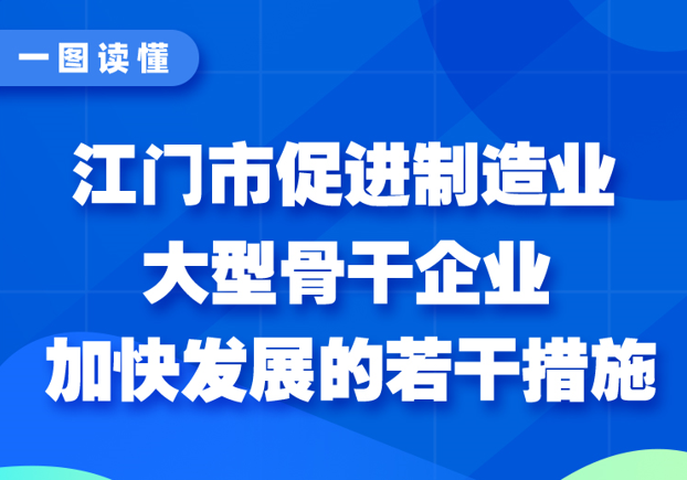 圖解：江門市促進(jìn)制造業(yè)大型骨干企業(yè)加快發(fā)展的若干措施