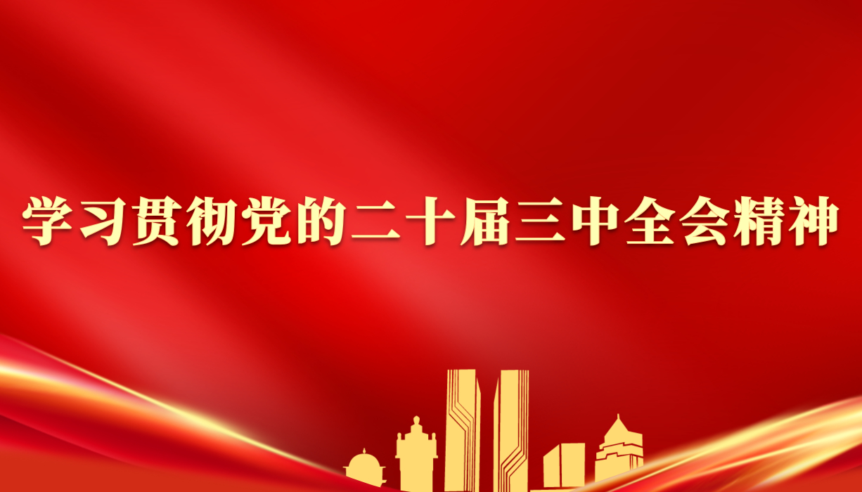 學(xué)習(xí)貫徹黨的二十屆三中全會(huì)精神