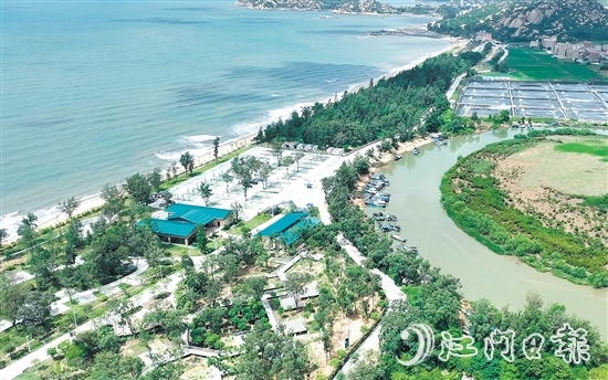 山海瀾岸旅游營(yíng)地項(xiàng)目雛形顯現(xiàn)。