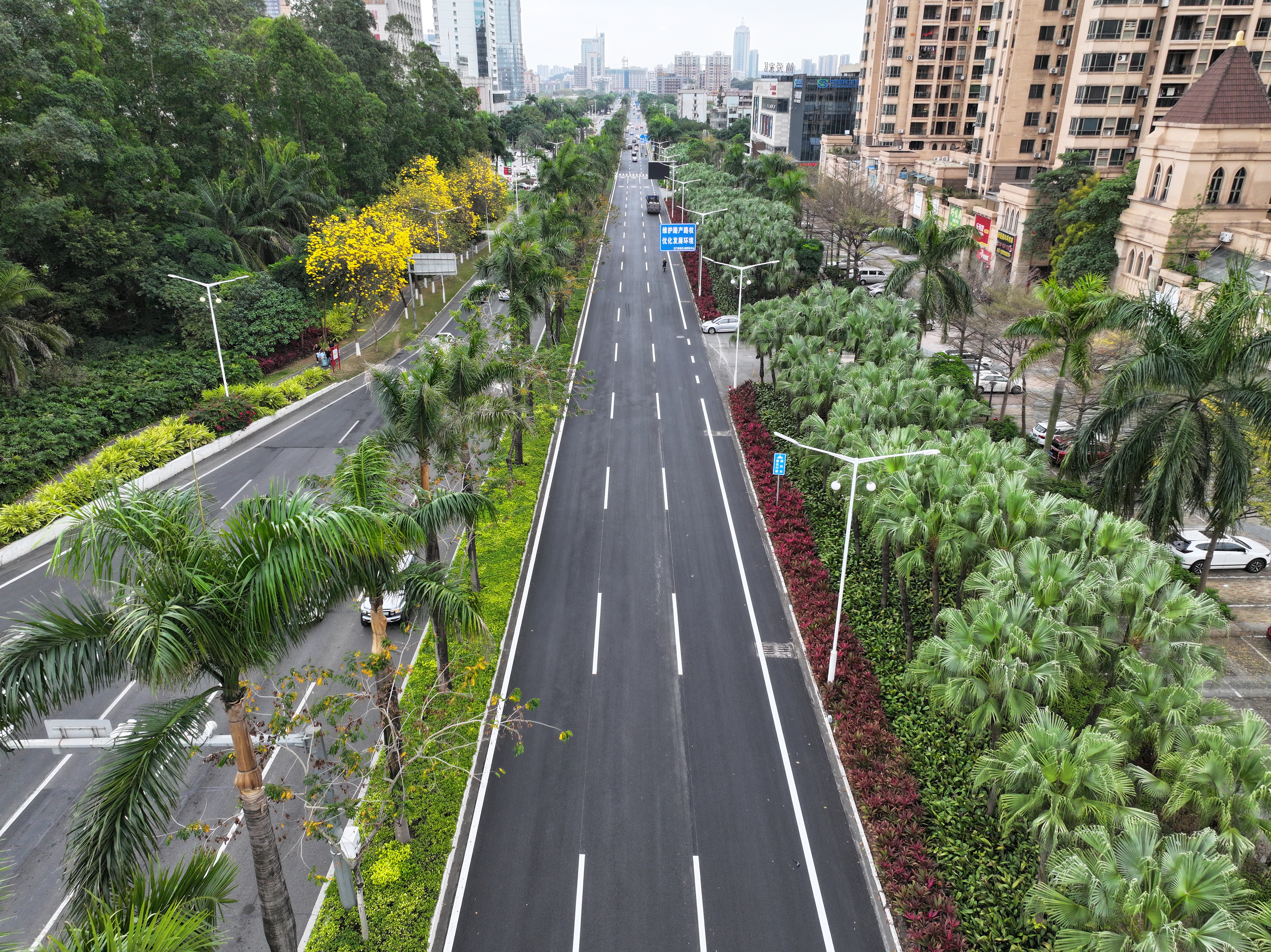 公路大廈段路面維修后.JPG