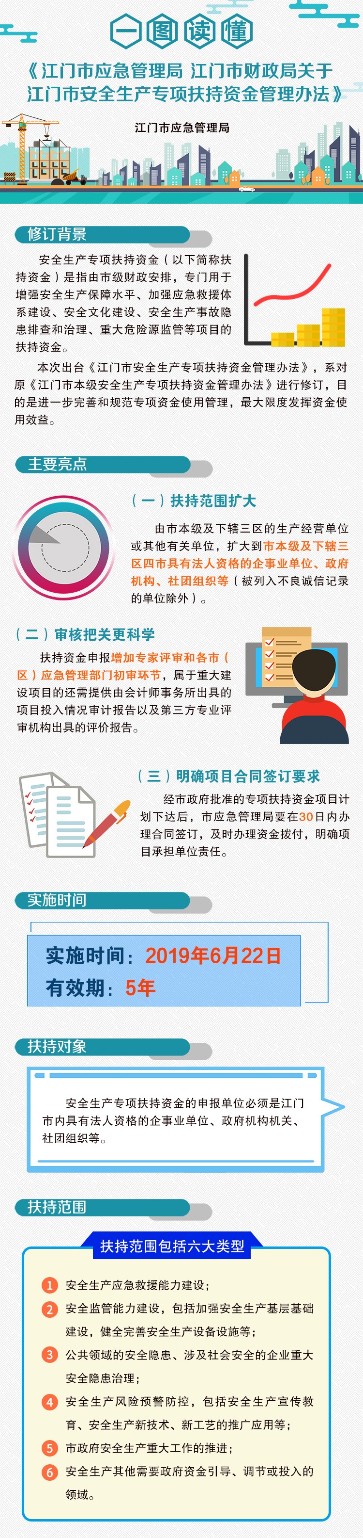 《江門市應急管理局江門市財政局關于江門市安全生產專項扶持資金管理辦法》的圖解.jpg