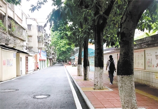 經(jīng)過修補工程，尚志街再次煥然一新。